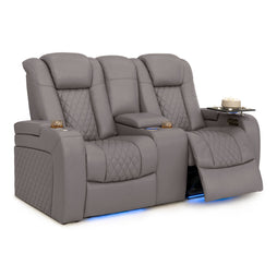 Seatcraft Anthem Loveseat Italian Leather, Powered Headrest, Power Recline