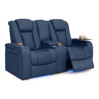 Seatcraft Anthem Loveseat Italian Leather, Powered Headrest, Power Recline