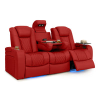 Seatcraft Anthem Sofa Italian Leather, Powered Headrest, Power Recline