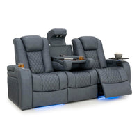 Seatcraft Anthem Sofa Italian Leather, Powered Headrest, Power Recline