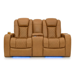 Seatcraft Anthem Loveseat Italian Leather, Powered Headrest, Power Recline