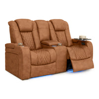 Seatcraft Anthem Loveseat Italian Leather, Powered Headrest, Power Recline