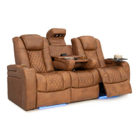 Seatcraft Anthem Sofa Italian Leather, Powered Headrest, Power Recline