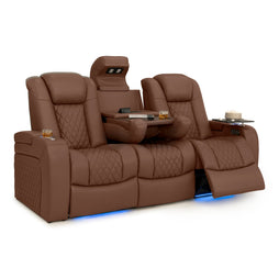 Seatcraft Anthem Sofa Italian Leather, Powered Headrest, Power Recline