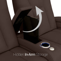 Serenity Leather BACKROW Home Theater Seating® Single Recliner