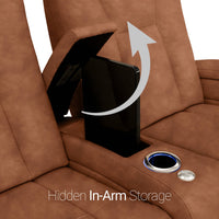Serenity Leather BACKROW Home Theater Seating® Single Recliner