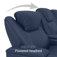 Pantheon Italian Leather Big & Tall Home Theater Seating Single Recliner