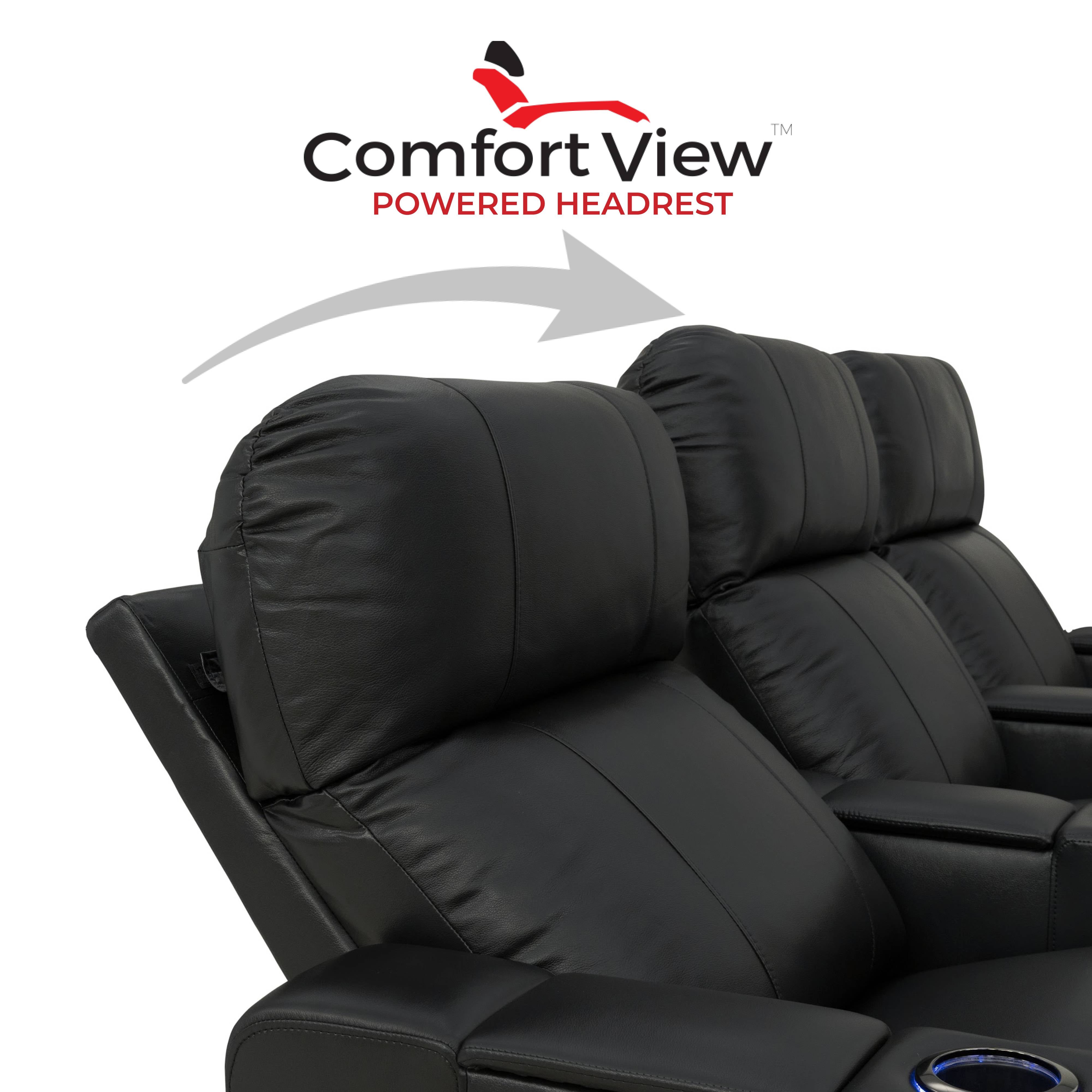 Seatcraft Julius Italian Leather Big & Tall Theater Seating