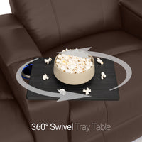Julius Big & Tall Home Theater Seating Single Recliner