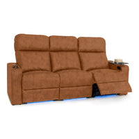 Julius Italian Leather Big & Tall Home Theater Seats