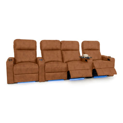 Julius Italian Leather Big & Tall Home Theater Seats