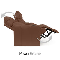 Julius Big & Tall Home Theater Seating Single Recliner