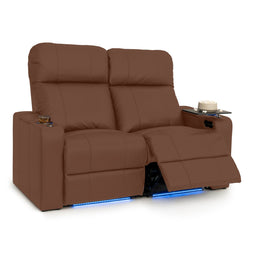 Julius Italian Leather Big & Tall Home Theater Seats