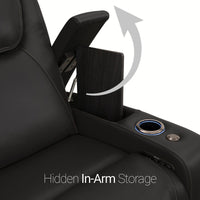 Equinox CoolZeroᵀᴹ Italian Leather BACKROW Theater Seating®