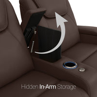 Equinox CoolZeroᵀᴹ Italian Leather BACKROW Theater Seating® Single Recliner