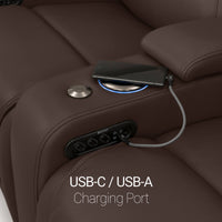 Equinox CoolZeroᵀᴹ Italian Leather BACKROW Theater Seating® Single Recliner