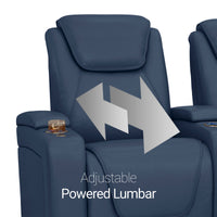 Equinox CoolZeroᵀᴹ Italian Leather BACKROW Theater Seating® Single Recliner