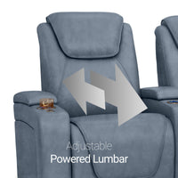 Equinox CoolZeroᵀᴹ Italian Leather BACKROW Theater Seating® Single Recliner