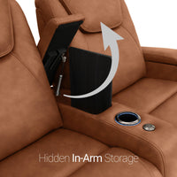 Equinox CoolZeroᵀᴹ Italian Leather BACKROW Theater Seating® Single Recliner