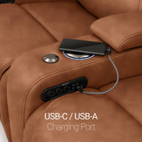 Equinox CoolZeroᵀᴹ Italian Leather BACKROW Theater Seating® Single Recliner