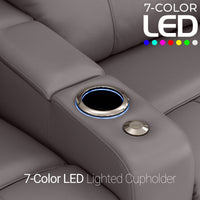 Monterey CoolZeroᵀᴹ Italian Leather Home Theater Seating Single Recliner