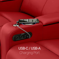 Monterey CoolZeroᵀᴹ Italian Leather Home Theater Seating