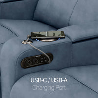 Monterey CoolZeroᵀᴹ Italian Leather Home Theater Seating Single Recliner