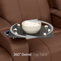 Monterey CoolZeroᵀᴹ Italian Leather Home Theater Seating Single Recliner