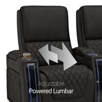 Apex CoolZeroᵀᴹ Italian Leather Home Theater Seating Single Recliner
