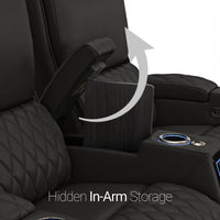 Apex CoolZeroᵀᴹ Italian Leather Home Theater Seating Single Recliner