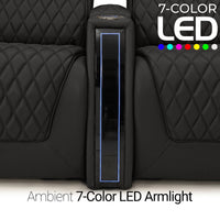 Apex CoolZeroᵀᴹ Italian Leather Home Theater Seating Single Recliner
