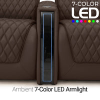 Apex CoolZeroᵀᴹ Italian Leather Home Theater Seating Single Recliner