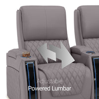 Apex CoolZeroᵀᴹ Italian Leather Home Theater Seating Single Recliner