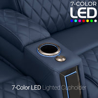 Apex CoolZeroᵀᴹ Italian Leather Home Theater Seating Single Recliner