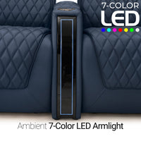 Apex CoolZeroᵀᴹ Italian Leather Home Theater Seating Single Recliner