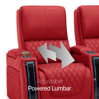 Apex CoolZeroᵀᴹ Italian Leather Home Theater Seats