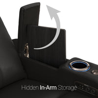 Monterey CoolZeroᵀᴹ Italian Leather BACKROW Theater Seating®