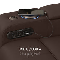 Monterey CoolZeroᵀᴹ Italian Leather BACKROW Theater Seating® Single Recliner