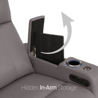 Monterey CoolZeroᵀᴹ Italian Leather BACKROW Theater Seating® Single Recliner