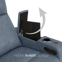 Monterey CoolZeroᵀᴹ Italian Leather BACKROW Theater Seating® Single Recliner