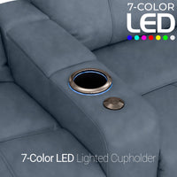 Monterey CoolZeroᵀᴹ Italian Leather BACKROW Theater Seating® Single Recliner