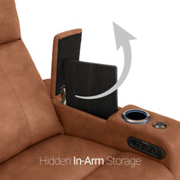 Monterey CoolZeroᵀᴹ Italian Leather BACKROW Theater Seating® Single Recliner