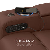 Monterey CoolZeroᵀᴹ Italian Leather BACKROW Theater Seating® Single Recliner
