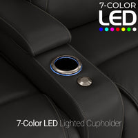Equinox CoolZeroᵀᴹ Italian Leather Home Theater Seating Single Recliner