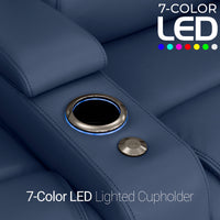 Equinox CoolZeroᵀᴹ Italian Leather Home Theater Seating Single Recliner