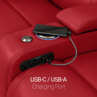 Equinox CoolZeroᵀᴹ Italian Leather Home Theater Seating