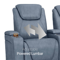 Equinox CoolZeroᵀᴹ Italian Leather Home Theater Seating Single Recliner