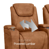 Equinox CoolZeroᵀᴹ Italian Leather Home Theater Seating Single Recliner