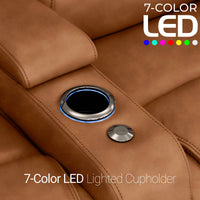 Equinox CoolZeroᵀᴹ Italian Leather Home Theater Seating Single Recliner