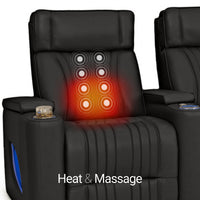 Valore Zero Gravity Home Theater Seating with Heat & Massage